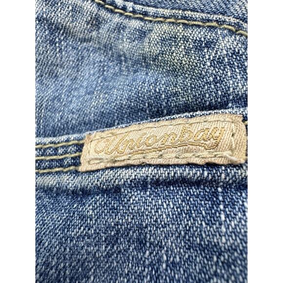 Vintage Y2K UnionBay Womens Denim Cargo Shorts 13 Blue Juniors Retro Millennial - Picture 13 of 16